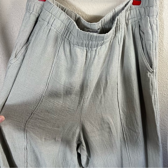 MADEWELL Breezewoven Larsen Linen Blazer and Pull On High Rise Pant Suit Set - Picture 7 of 12